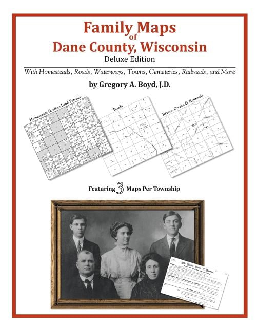 Dane County Plat Map Family Maps Of Dane County, Wisconsin - Walmart.com