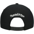 thumbnail image 4 of Men's Mitchell & Ness Black Miami Heat Hardwood Classics Script 2.0 Snapback Hat, 4 of 5