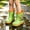Green, variant on Girls Rain Boots Waterproof Lightweight Dinosaur Non-slip Pull-on Handles Green,Size 19