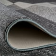 thumbnail image 5 of World Rug Gallery Modern Boxes Design Non-slip (Non-skid) Gray 3'3" x 5' Area Rug, 5 of 8