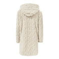 thumbnail image 5 of LOVZFMLL Jackets for Women Plus Size Winter Warm Loose Turndown Collar Jacket Coat, 5 of 5