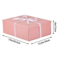 thumbnail image 2 of Caja de regalo OBMMIRAO extra grande con tapa 43 x 33 x 15 cm, color rosa, 2 of 7