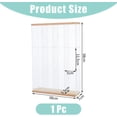 thumbnail image 2 of Clear Minifigures Display Case Acrylic Display Case with Black Base 3 Tier Showcase with 4 Grids Wall Mounted Storage Box for Dolls Building Block Minifigures 38x7x38cm Clear, 2 of 7