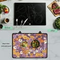 thumbnail image 5 of ZIATUBLE Electric Stove Top Cover Induction Cooktop Mat Versatile Glass Ceramic Top Stove Cover Protector Washable Anti-Scratch Range Covers for Electric Stove, 29 x 21 Inch, Hippie Flower Violet, 5 of 7