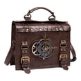 thumbnail image 3 of Bolso de Hombro de Mensajero Multipropósito Colcomx Riñonera Steampunk para mujer, 3 of 8