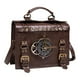 thumbnail image 3 of Bolso de Hombro de Cuero Steampunk para Mujer Bolso de Mensajero Cruzado Club Hugo Riñonera Steampunk para mujer, 3 of 10
