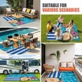 thumbnail image 3 of Swimming Pool Outdoor Rug 4x6 Ft, Non Slip Washable Area Rug, Blue Summer Beach Sea Ocean Patio Rugs Carpet Runner, Large Floor Mat for Indoor/Outdoor Deck Porch Camping, 3 of 8