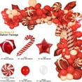 thumbnail image 5 of Jinsinto kit Arche Guirlande de Ballons de Noël 142 Pcs avec Ballons Bonbons Rouges et Blancs Boîte Cadeau Ballons pour Décorations de Fête de Noël, 5 of 5