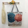 thumbnail image 4 of Bolso de lona con cremallera, bolso de viaje grande ecológico, adecuado para mujeres, 4 of 5
