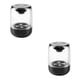 thumbnail image 4 of Sidaley Altavoz estéreo inalámbrico verdadero con diseño transparente, luz LED de respiración, Bluetooth 5.0, tarjeta TF y entrada de audio Tecnología negra 2Conjunto, 4 of 6