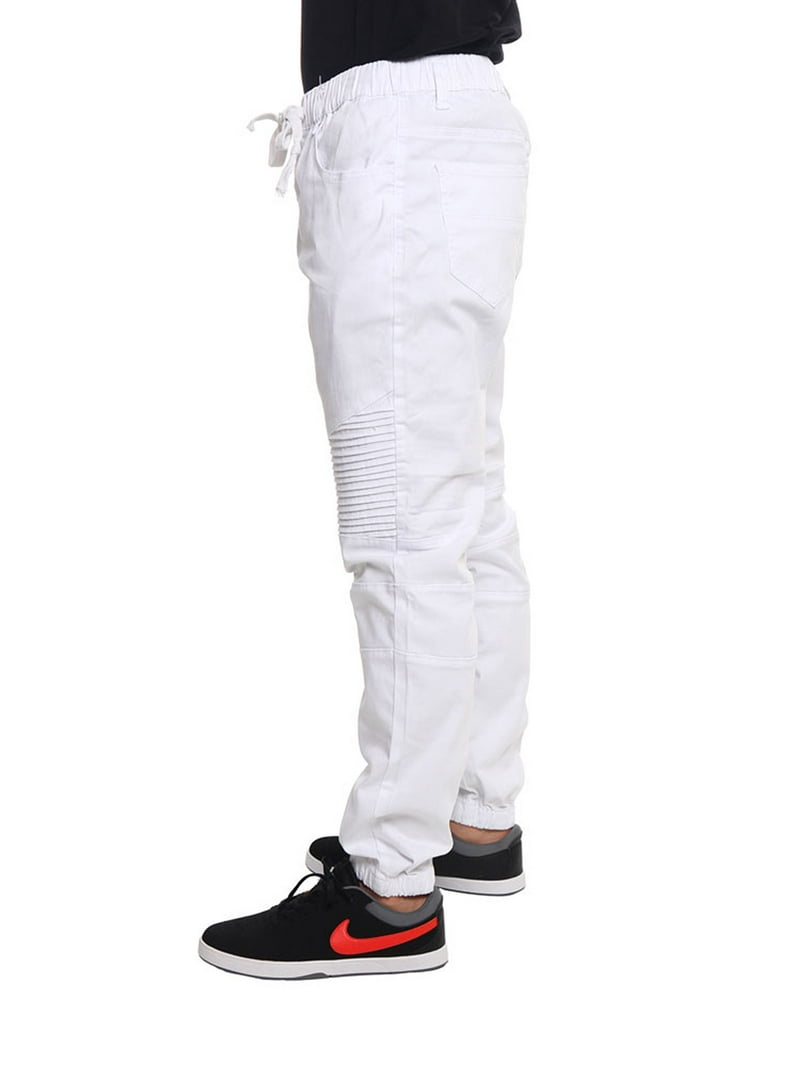 Trendy Victorious Men's Biker Twill Jogger Pants JG871