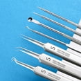 thumbnail image 2 of HPZZ Blackhead Tools,Blackhead Removal Tools, Stainless Steel Blackhead Remover Kit, Professional Facial Blackhead Remover Tweezers, Loyaltyness Blackhead Remover,Pore Cleaner Tool, 2 of 7