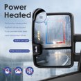 thumbnail image 4 of MOSTPLUS Pair Power Heated Tow Mirrors w/ LED Signal for 07-13 Chevy Silverado GMC Sierra, 4 of 6