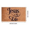 thumbnail image 2 of Text Mat Christmas Holiday Welcome Door Mat Polyester Floor Mat, 2 of 3