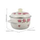 thumbnail image 5 of Olla esmaltada con asa y tapa, con diseño de flores, para sopa y comida, 5 of 8