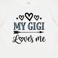 thumbnail image 4 of Inktastic My Gigi Loves Me Boys or Girls Baby T-Shirt, 4 of 5