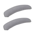 thumbnail image 4 of 2 fundas para reposabrazos de silla de juego extraíbles y lavables para silla giratoria. Gris claro, 4 of 6