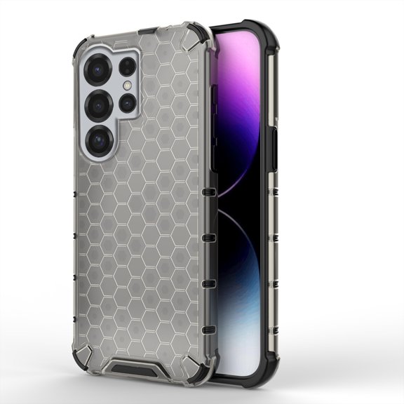 for Samsung Galaxy S25 Ultra Case Rugged, Slim Translucent Flexible Scratch Resistant TPU Gel Rubber Silicone Anti-Slip Shockproof Drop-Protection Phone Cover for Samsung Galaxy S25 Ultra,Black