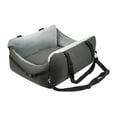 thumbnail image 4 of Milaget Portable Chat Chiot Siège de Voiture Accessoire Matériel Souple Sangle Réglable Gris, 4 of 9