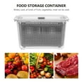 thumbnail image 6 of KONTONTY Lettuce Crisper Space-saving Storage Box 20x13.5x11.5cm Grey, 6 of 8