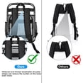 thumbnail image 4 of Mochila transparente SDFGHG, forma robusta, resistente, grande, transparente, 4 of 5