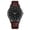 F, variant on NovaStitch Men‘s Watch Minimalist Leather Strap Watch, Casual Analog Wristwatch for Daily Wear, Classic Dress Watch for Men - White Dial Dark Brown Band