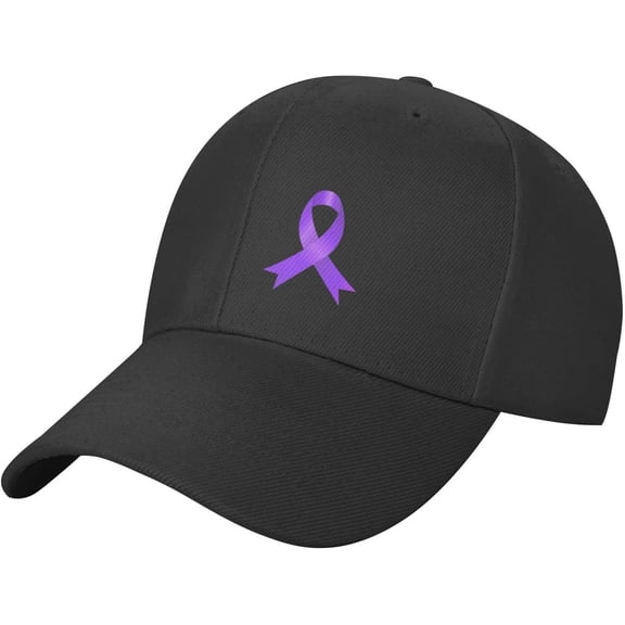 Pancreatic Cancers Plain Baseball Caps Adjustable Washed Twill Low Profile Dad Hats for Men Women Black