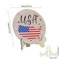 thumbnail image 3 of Sawvnm Independence Day Desktop Ornaments Wooden Decorations Suitable For Festive Desktop Surrounding Feeling Decorations Great Gift for Less, 3 of 6