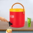 thumbnail image 6 of 13L/3.43Gal Large Capacity Insulated Bucket Hot and Cold Drink Dispenser Stainless Steel Insulated Beverage Dispenser with Faucet for Tea, Coffee, Milk, Juice, Party, Catering, Outdoor Use, 6 of 18