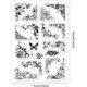 thumbnail image 2 of Sellos transparentes de silicona con forma de mariposa, rosa, lirio e hibisco para decoración de tarjetas y álbumes de recortes DIY…, 2 of 7