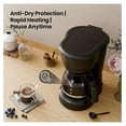 thumbnail image 5 of 5-Cup Drip Coffee Maker with Anti-Drip System, Food-Grade Compact Coffee Machine with Removable Funnel, Warm Plate, Dishwasher-Safe Glass Carafe, Portable Coffee Maker for Home & Office Use, 5 of 8