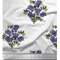 thumbnail image 1 of Soimoi Rayon Fabric Leaves & Floral Block Decor Fabric Printed Yard 56 Inch Wide, 1 of 3