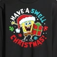 thumbnail image 3 of SpongeBob SquarePants - Have A Swell Christmas - Men's Long Sleeve T-Shirt, 3 of 6