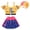 B, variant on Girls Two Piece Swimsuit Princess Bikini Set Toddle Kids Ruffles Bathing Suit Role Play Pop Singer Costume Swimwear