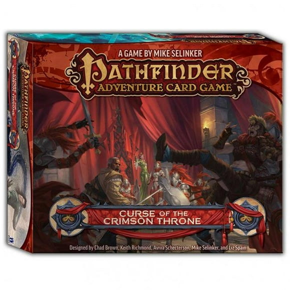 Paizo PZO6041 Pathfinder Aventure Jeu de Cartes Malédiction du Trône Cramoisi Aventure Chemin