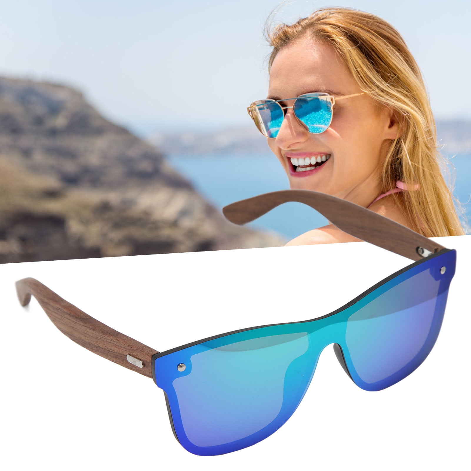 Frameless polarized sunglasses online