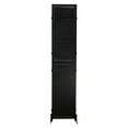 thumbnail image 2 of 3 Panel Room Divider, Folding Privacy Screen, 5.9FT Heavy Duty Partition Wall Dividers Room Separator with Metal Frame, Freestanding Louvered Divider Screen for Home Office Restaurant Bedroom, 2 of 5
