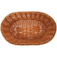 thumbnail image 2 of 1Set Woven Basket Imitation Rattan Round Retro Country Style Living Room Food Storage, 2 of 8