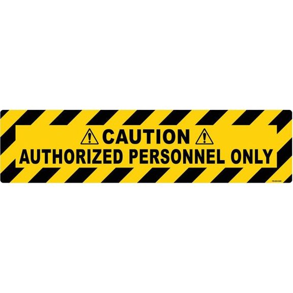 Stranco Anti-Slip Floor Sign,6 inx24 in,Vinyl FS-624-620