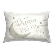 Stupell Industries Dream Big Little One Decorative Printed Throw Pillow Design by Natalie Carpentieri.