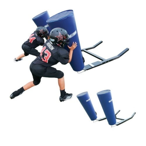 Youth Football Sled Cone Pad Royal Two Man