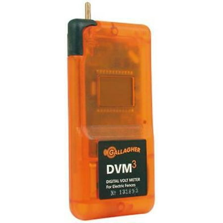 Digital V Meter Helps Trace Fence Line Shorts and Faults DVM Reads The