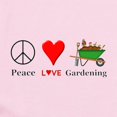 thumbnail image 2 of CafePress - Peace Love Gardening Infant Bodysuit - Baby Light Bodysuit, Size Newborn - 24 Months, 2 of 4