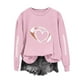 thumbnail image 1 of Ailaofu Football Sweatshirts for Women Oversized Crewneck Sweatshirt Cute Crewnecks Holiday Long Sleeve Rugby Sweat Shirts, 1 of 4