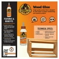 thumbnail image 4 of Gorilla Glue Natural Color Wood Glue, 8 Ounce Bottle, 4 of 8