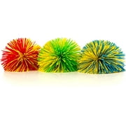 IMPRESA PRODUCTS 3-Pack of Monkey Stringy Balls (Latex-Free, BPA/Phthalate-Free) - Great Fidget / Stress / Sensory Toy