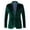 Green, variant on Xmyrz Lightweight Jacket Men Plus Size Slim Fit Suit Jacket Thin Versatile Long Sleeve Golden Velvet Men'S Coats Outerwear Jacket