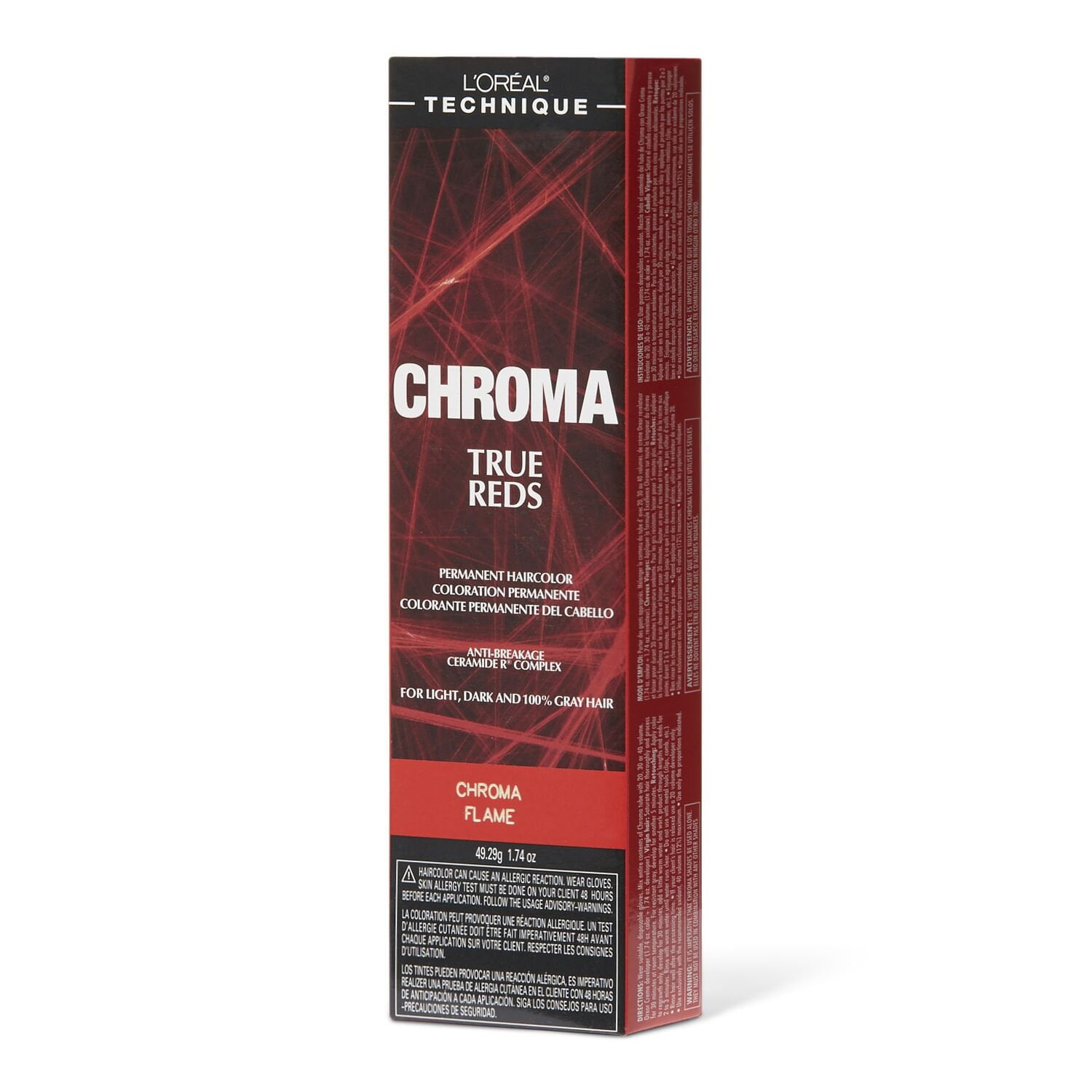 L'Oreal Chroma True Reds Hair Color,Chroma Flame - Walmart ...