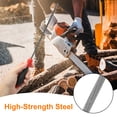 thumbnail image 3 of Unique Bargains 6Pcs Chainsaw Chain Sharpening File 1/8", 5/32", 3/16" with White Steel Sharpener, 3 of 6