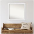 thumbnail image 4 of Amanti Art Custom Wall and Bathroom Mirror (30.25 x 30.25 in.), Blanco White Frame, 4 of 6
